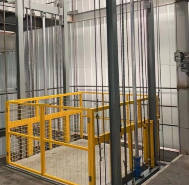 华龙导轨式升降机一般加工周期